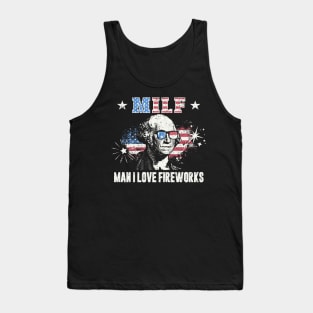 MILF Man I Love Fireworks Tank Top